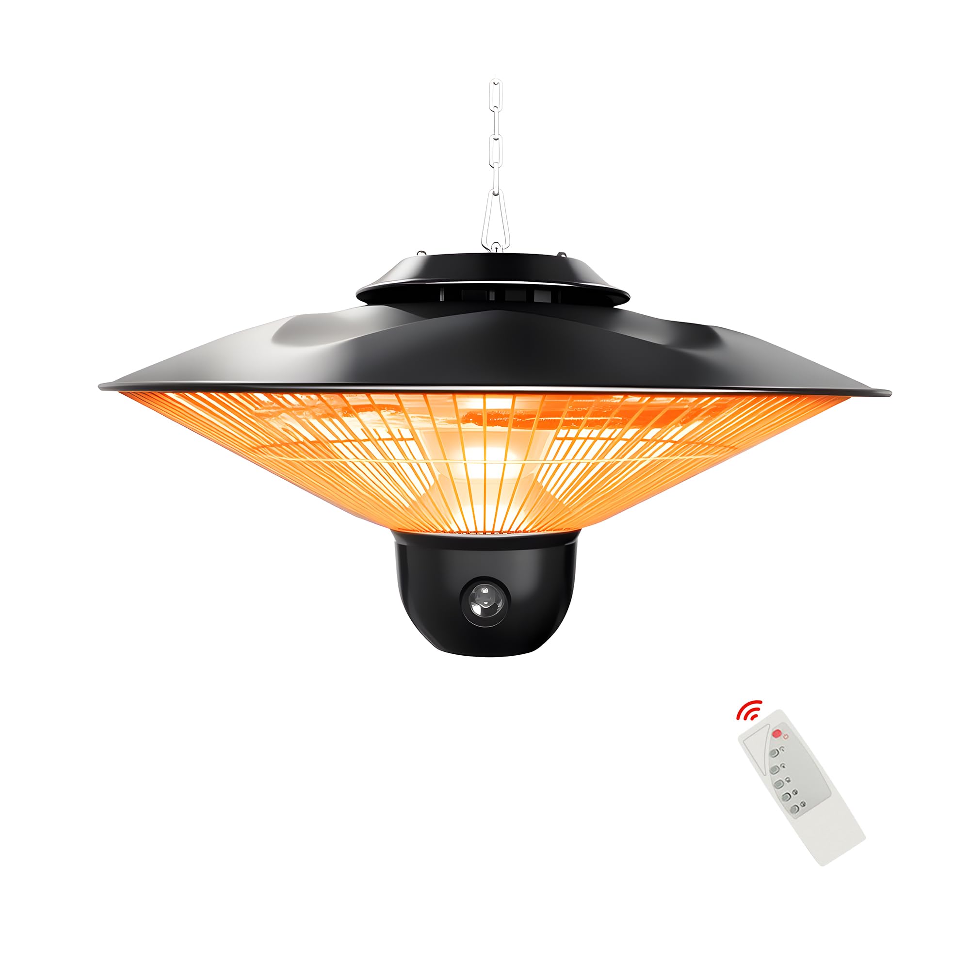 Amazon | ハロゲンヒーター 600W/900W/1500W 赤外線 吊り下げ式 屋外